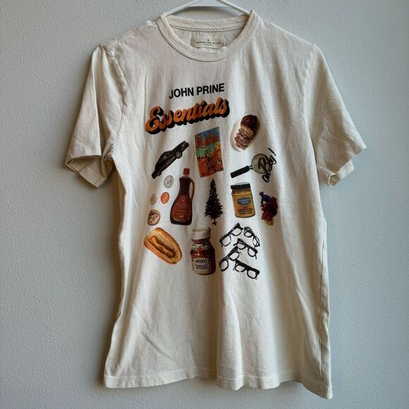 Imogene Willie John Prine short sleeve printed Crewneck t shirt size medium - Picture 2 of 6